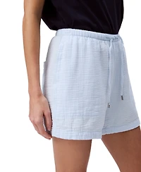 Calvin Klein Jeans Women's Double Gauze Pull-On Shorts