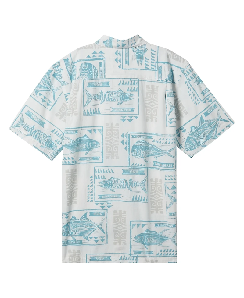 Quiksilver Waterman Men's Block Fish Woven Shirt