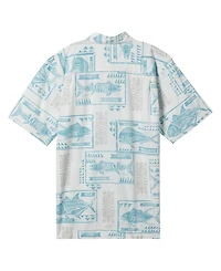 Quiksilver Waterman Men's Block Fish Woven Shirt