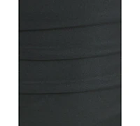 Crystal Doll Juniors' Bandeau Ruched Jersey Bodycon Dress