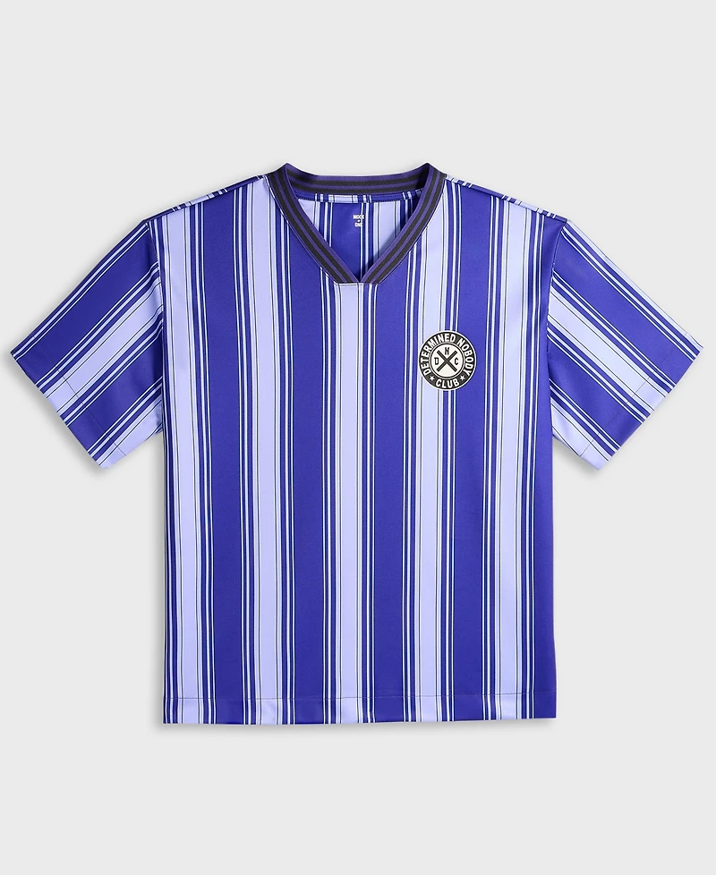 Mode of One Men's Panama Relaxed-Fit Stripe V-Neck T-Shirt, Macy's Exclusive