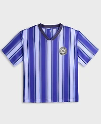 Mode of One Men's Panama Relaxed-Fit Stripe V-Neck T-Shirt, Macy's Exclusive
