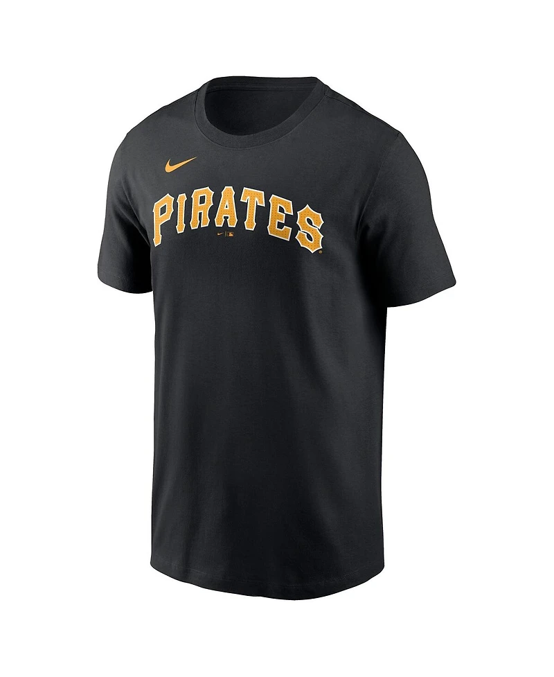 Nike Big Boys and Girls Paul Skenes Black Pittsburgh Pirates Name Number T-Shirt