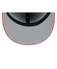 New Era Men's Gray/Orange Baltimore Orioles 2025 Batting Practice 59FIFTY Fitted Hat