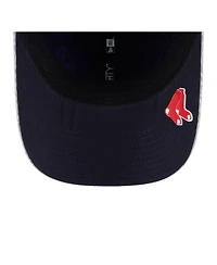 New Era Men's Gray Boston Red Sox 2025 Mlb Clubhouse 39THIRTY Flex Hat