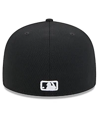 New Era Men's Black New York Yankees 2025 Mlb Clubhouse 59FIFTY Fitted Hat