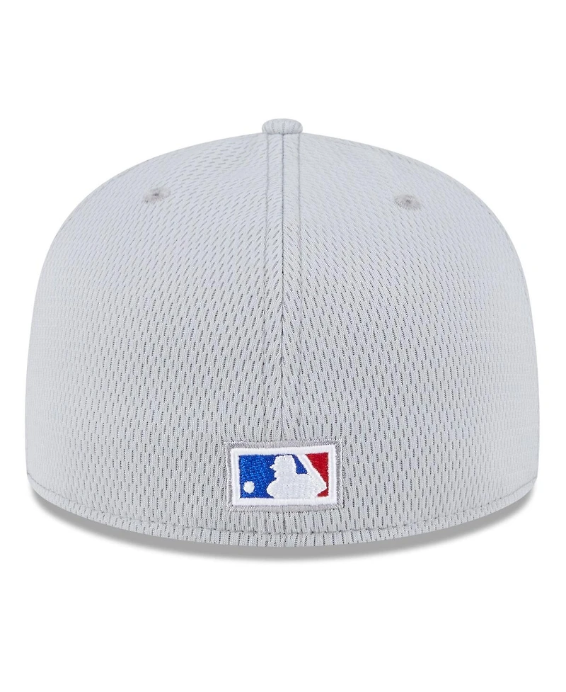 New Era Men's Gray Chicago Cubs 2025 Mlb Clubhouse 59FIFTY Fitted Hat