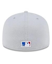 New Era Men's Gray Chicago Cubs 2025 Mlb Clubhouse 59FIFTY Fitted Hat