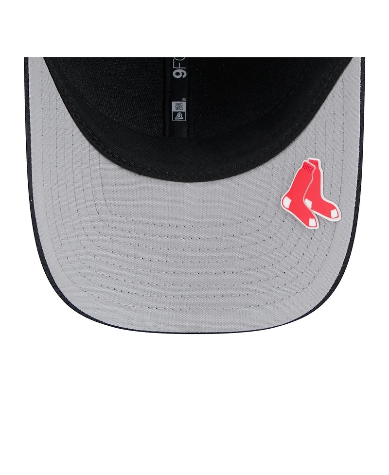 New Era Men's Navy Boston Red Sox 2025 Mlb Clubhouse 9FORTY M-Crown Adjustable Hat