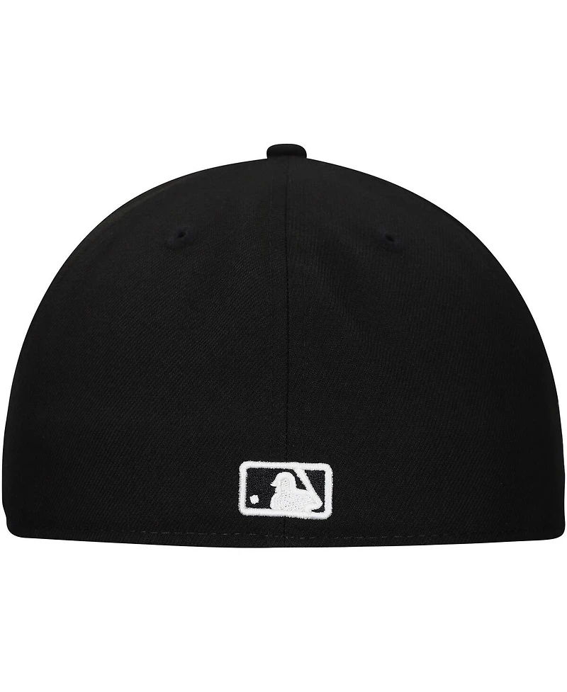 New Era Men's Black Toronto Blue Jays Troop Chant Camo Undervisor 59FIFTY Fitted Hat
