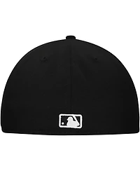 New Era Men's Black Toronto Blue Jays Troop Chant Camo Undervisor 59FIFTY Fitted Hat
