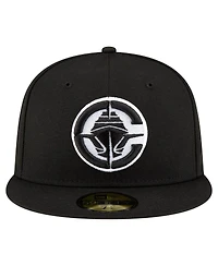 New Era Men's Black La Clippers 59FIFTY Fitted Hat