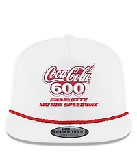 New Era Men's White Jeff Gordon Coca-Cola 600 First Win Golfer Adjustable Hat