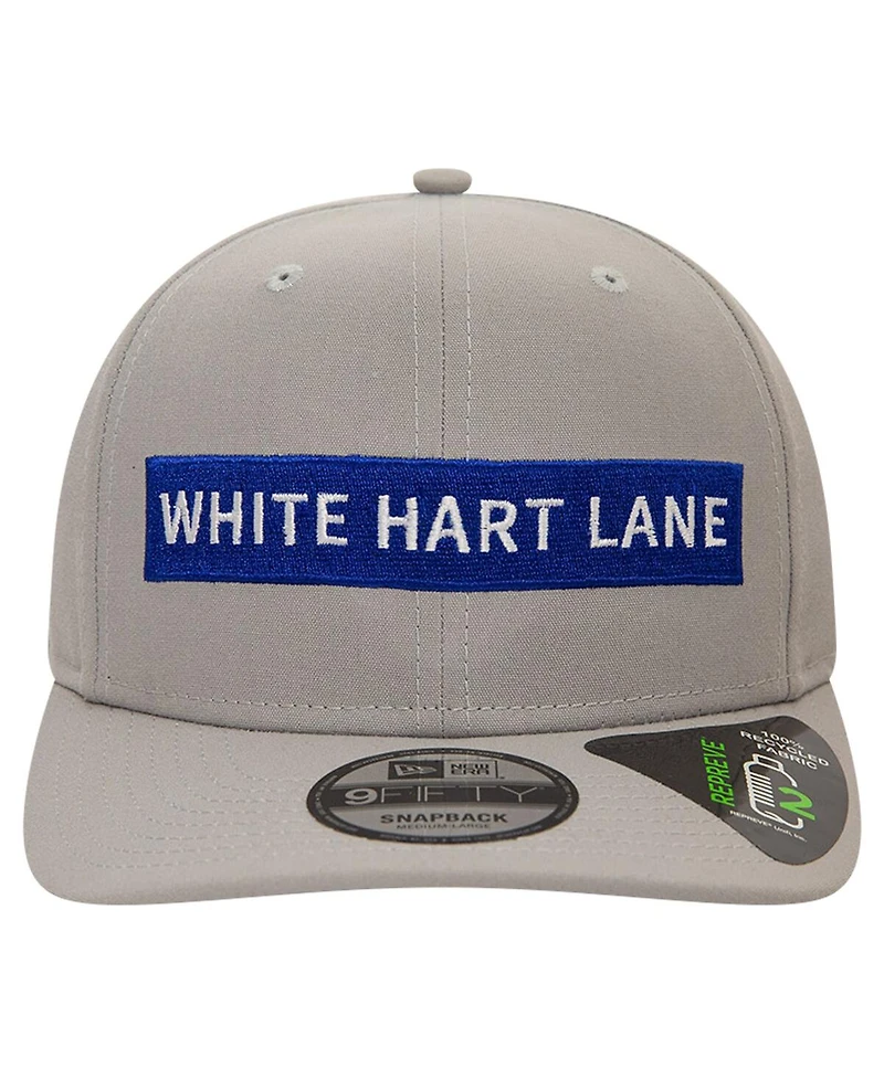 New Era Men's Gray Tottenham Hotspur White Hart Lane 9FIFTY Original Fit Snapback Hat