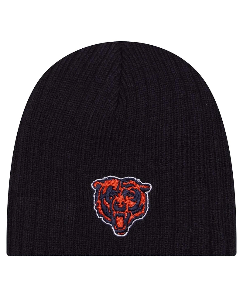 New Era Baby Boys and Girls Navy Chicago Bears Mini Knit Hat