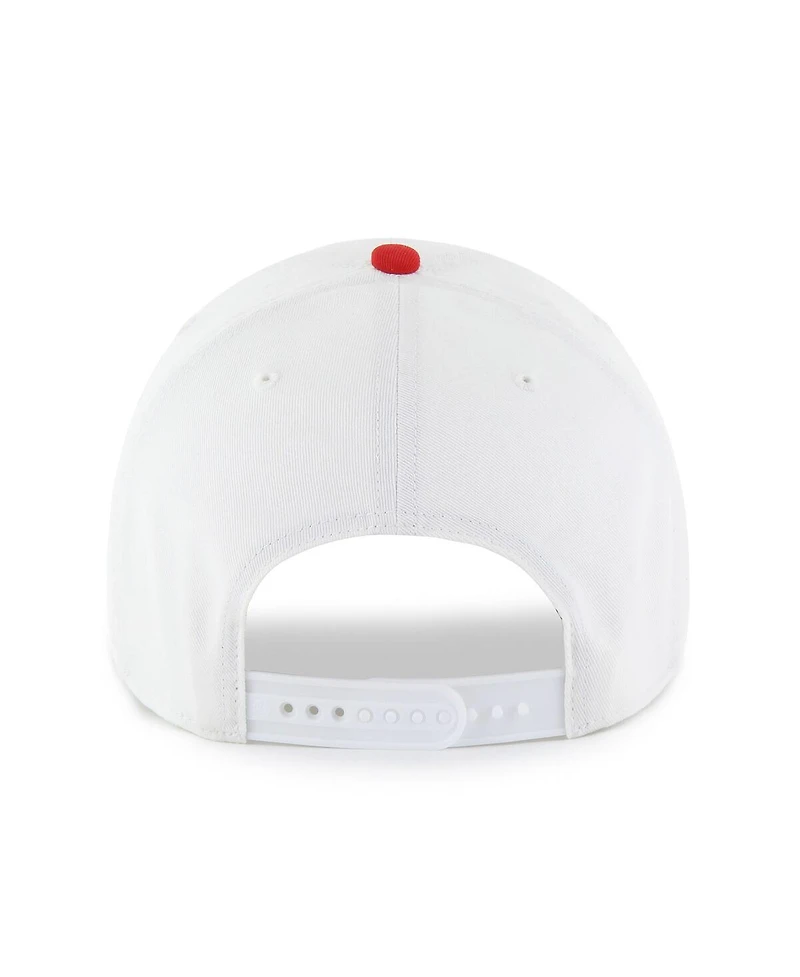 '47 Brand Men's White Ohio State Buckeyes Gridiron Clean Up Adjustable Hat