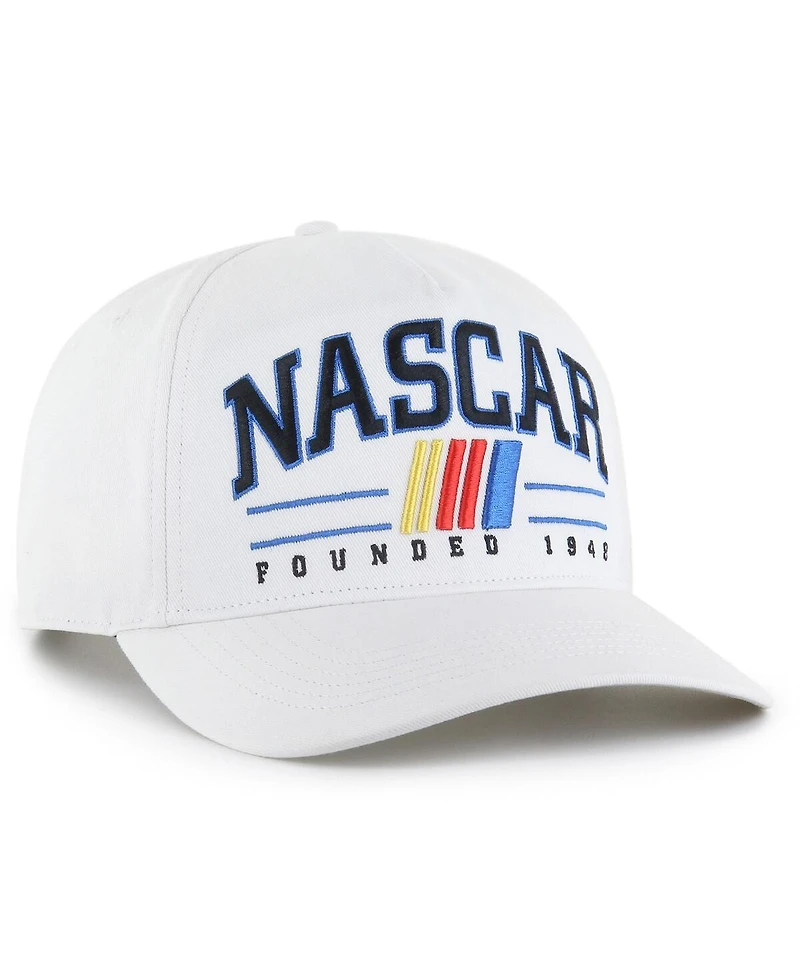 '47 Brand Men's White Nascar Merchandise Roscoe Hitch Adjustable Hat