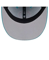New Era Men's Aqua Miami Dolphins Main Low Profile 9FIFTY Snapback Hat