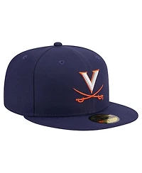 New Era Men's Navy Virginia Cavaliers 59FIFTY Fitted Hat