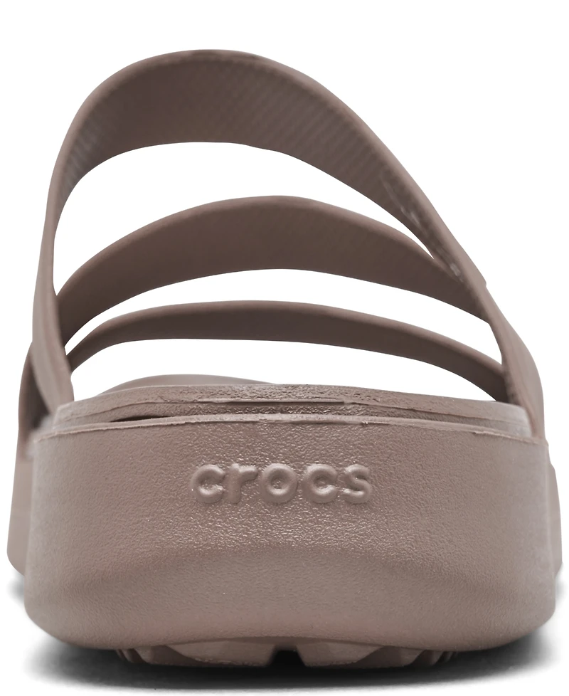 Crocs Women's Getaway Casual Strappy Sandals from Finish Line