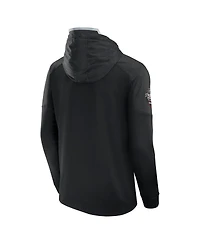 Men's Fanatics Black Philadelphia Flyers 2024 Nhl Stadium Series Authentic Pro Fleece Pullover Hoodie
