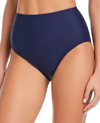 Beyond Control Women's Solid High-Waisted Bikini Bottoms