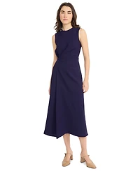 Luxely Women's Knot-Front Midi Dress