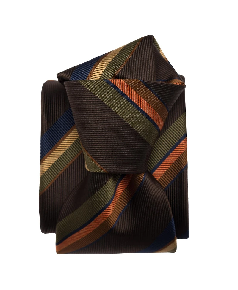 Elizabetta Big & Tall Battisti - Silk Jacquard Tie for Men