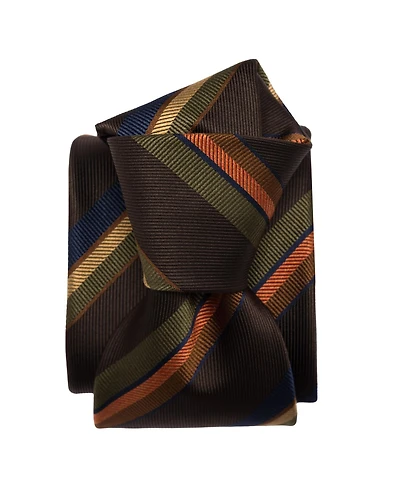 Elizabetta Big & Tall Battisti - Silk Jacquard Tie for Men