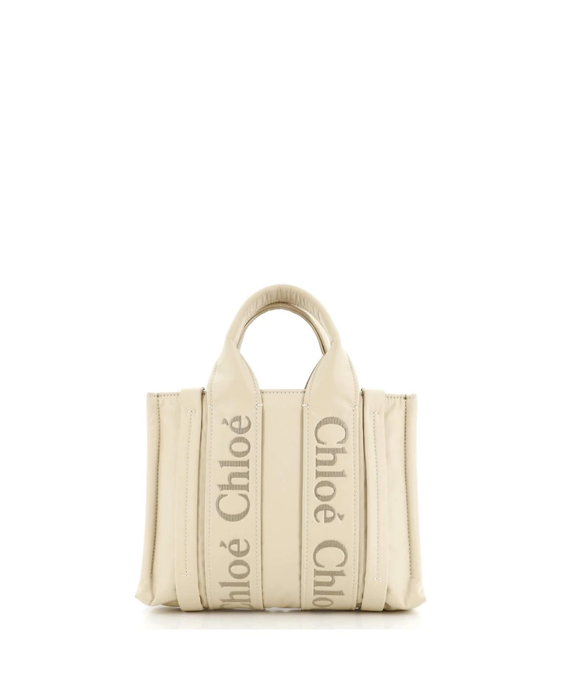 Pre-Owned Chloe Small Woody Convertible Tote Recycled Nylon