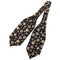 Elizabetta Men's Gilded Keeper - Silk Ascot Cravat Tie for Men