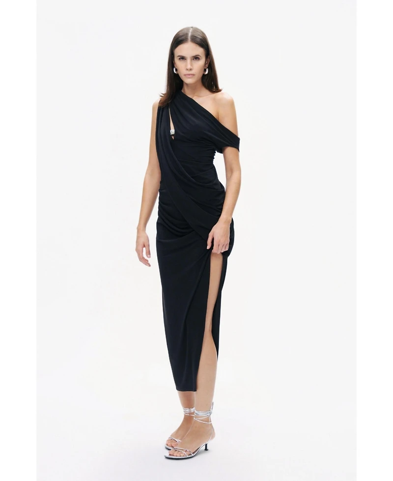 Nocturne Women's Accessory Detailed Midi Dress