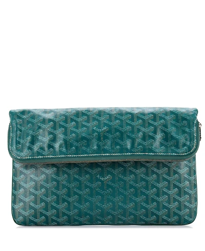 Pre-Owned Goyard Saint Marie Clutch Coated Canvas