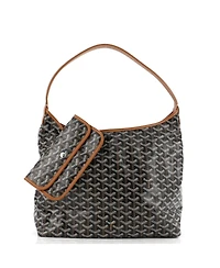 Pre-Owned Goyard Boheme Hobo Coated Canvas