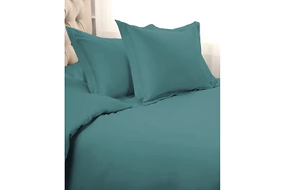 Superior Egyptian Cotton 1000 Thread Count Solid Duvet Cover Set,Full/Queen