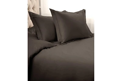 Superior Egyptian Cotton 1000 Thread Count Solid Duvet Cover Set,Full/Queen