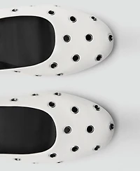 Mango Women's Die-Cut Ballerinas Shoes