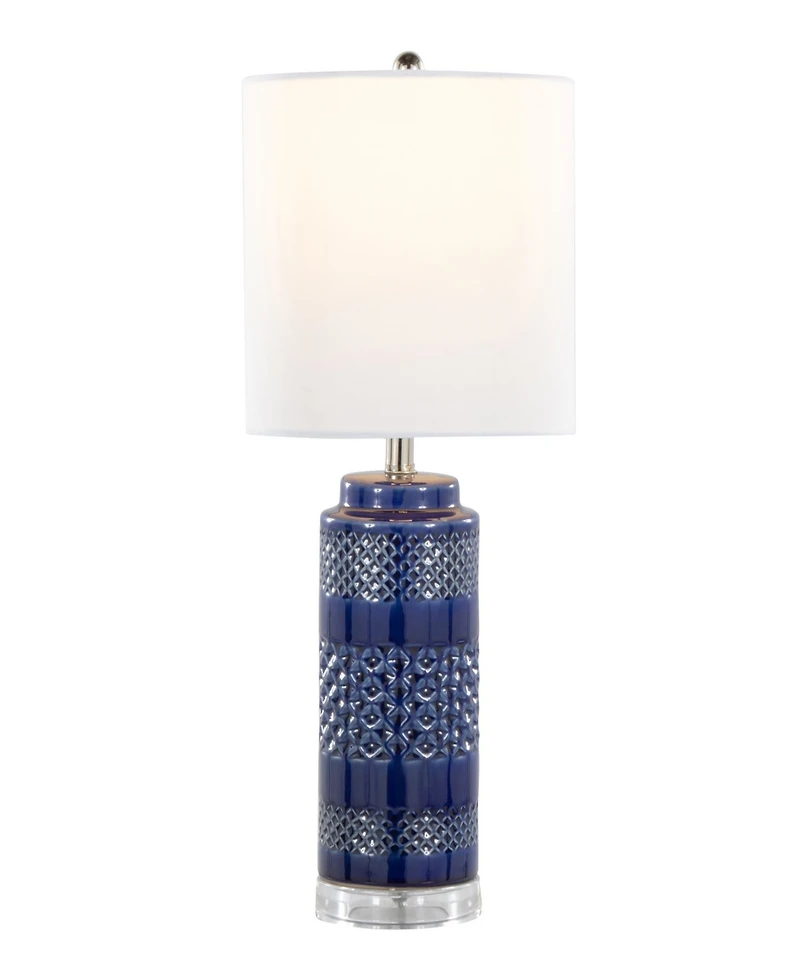 LumiSource Casa 21" Ceramic Table Lamp, Set of 2