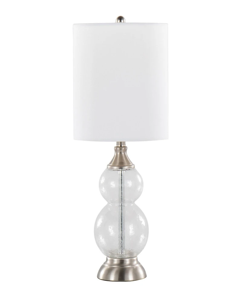LumiSource Belle 20" Glass Accent Lamp, Set of 2