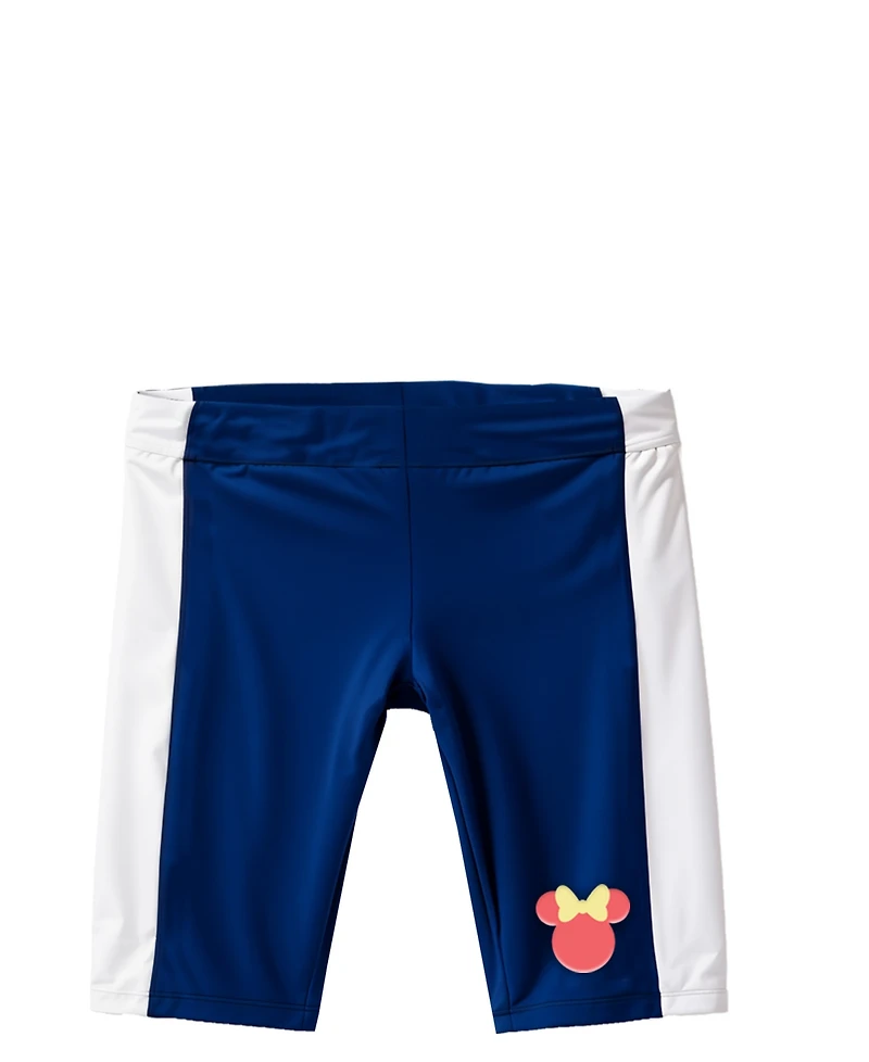 Disney Toddler and Little Girls 2-Piece Minnie Tennis Club Bike Sweatshirt Short Set