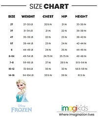 Disney Princess Frozen Girls Romper With Skirt Overlay Toddler |Child