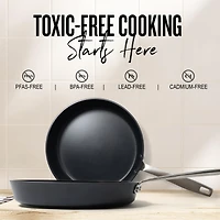 Alva Maestro 10-Piece Professional Cookware Collection - Premium Nonstick Frying Pans, Stock Pot, Saucepan & Saute Pan w/ Lid