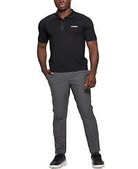 Guess Men's Jaiss Slim-Fit Short Sleeve Quarter-Zip Polo Shirt