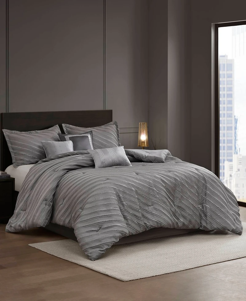 Madison Park Riva Jacquard 7-Pc. Comforter Set, California King