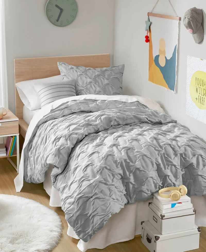 510 Design Bailey Diamond Pucker Woven 3-Pc. Comforter Set, Twin/Twin Xl