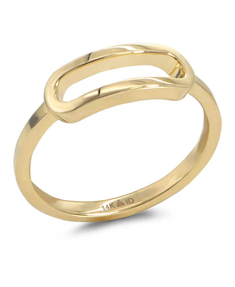 Devata Loop Ring in 14K Gold, Size 6, approx. 2.2 grams.