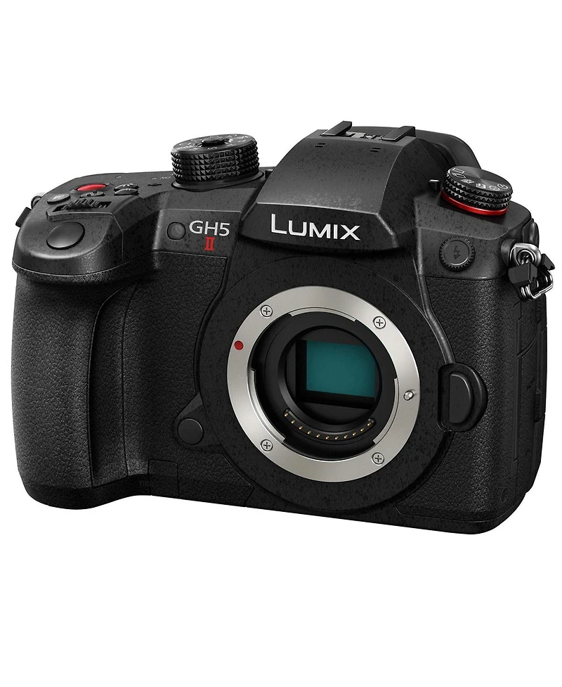 Panasonic Lumix GH5II Mirrorless Camera Bundle with 128GB Sd Card, Shoulder Bag, Screen Protector, Cleaning Kit