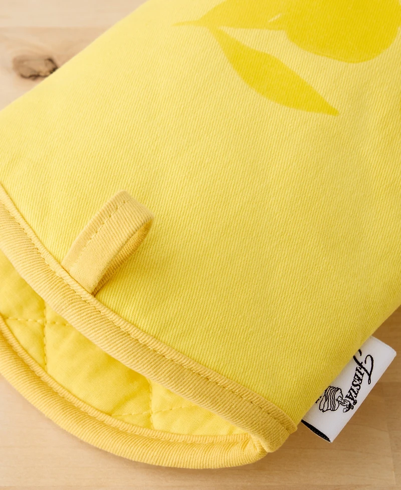 Fiesta Lemon Vine Cotton Oven Mitt, 7" x 13"