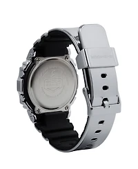 G-Shock Men's Silver-Tone Silicone Watch