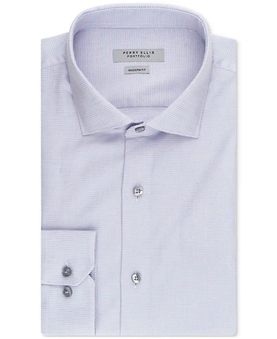Perry Ellis Men's Royal Oxford Button-Front Shirt
